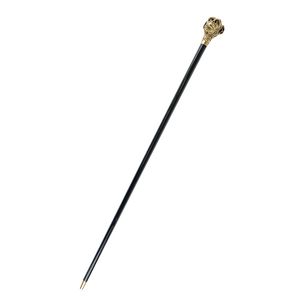Exclusive Gold-plated Monkey Handle Walking Cane | ART WALKING STICKS