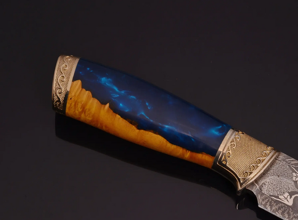 Exclusive Unique Hunting and Fishing Knife with Ukrainian Symbolic ...