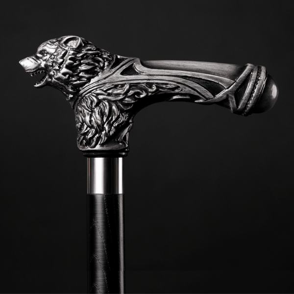 Wolfman cane - Wolf Head Cane - Canes and Walking Sticks for Men and Women