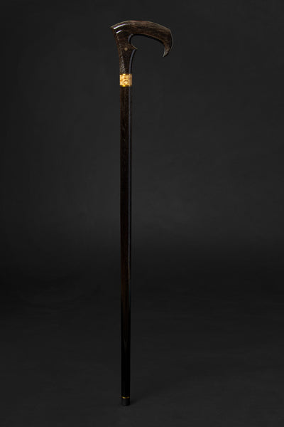 CANE STICK B27 Tiger Cane Walking Stick Burl Handle Wooden Handmade Wood Reed Cane Wooden , Handmade Cane Stick online Accessories