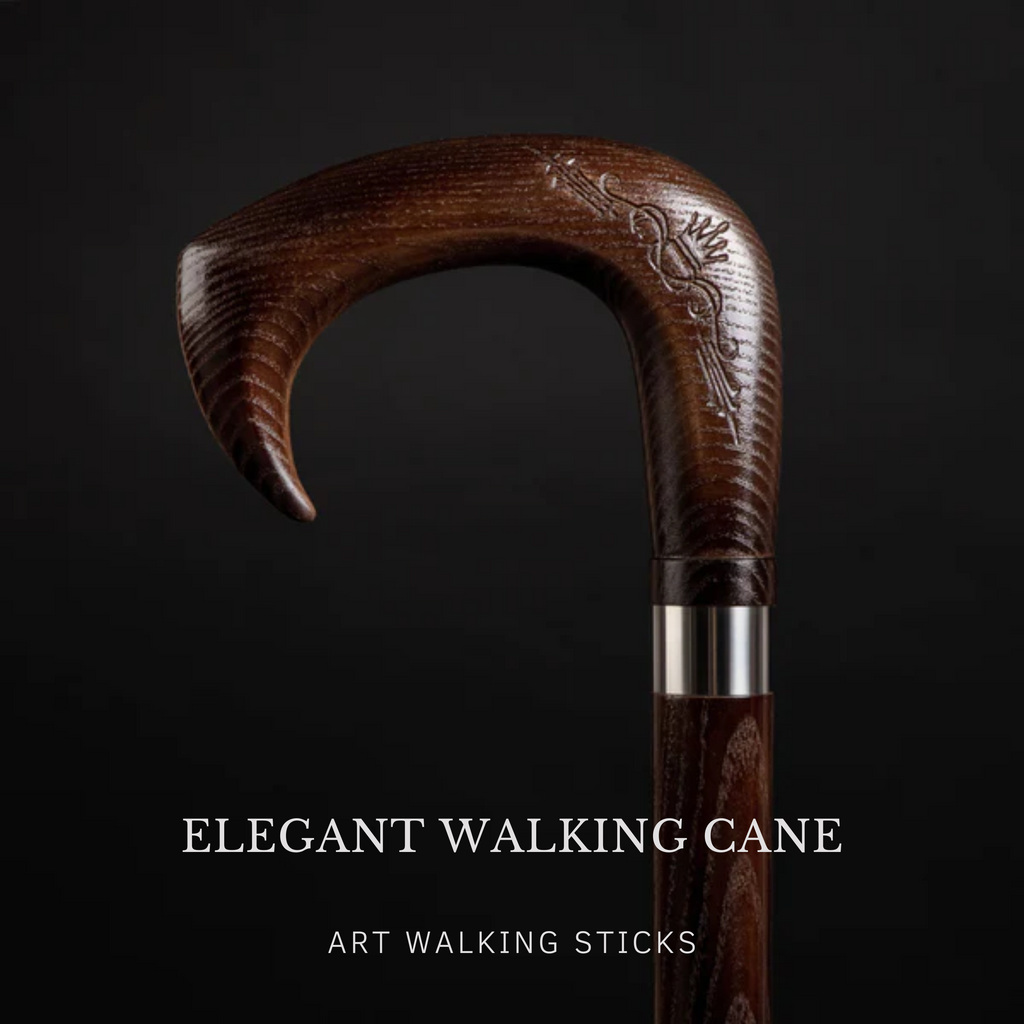 GRACE Wooden Walking Stick Cane Elegant Fashion Walking Cane for
