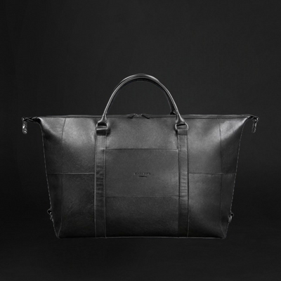 Genuine Leather Travel Duffle Bag, Business Trip Handbag Shoulder