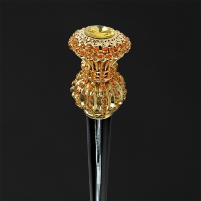 Walking sticks with twisted designs