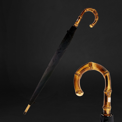 Handcrafted gentlemen's umbrella with Whanghee bamboo handle