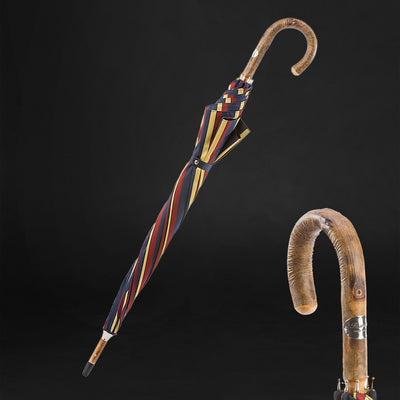 Distinctive Elegance: Dandy Large Striped Umbrella