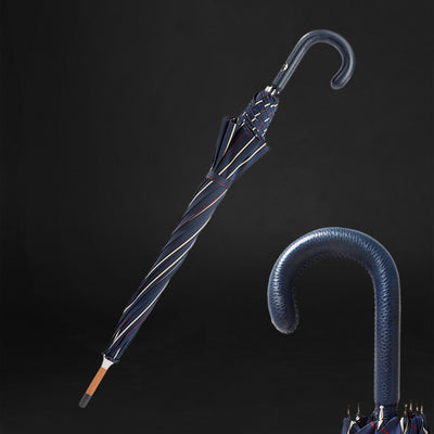 Timeless Bespoke Elegance: Classic Striped Umbrella