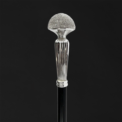 Collectible Walking Cane with Swarovski Sapphire