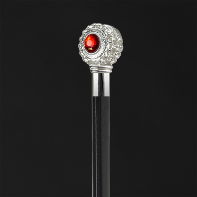 Collectible Walking Cane with Swarovski Sapphire