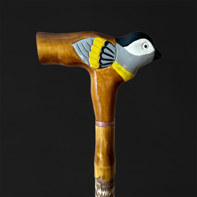 Hand Carved Wooden Walking Stick