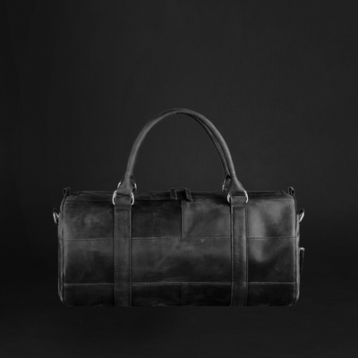 Genuine leather weekend bag