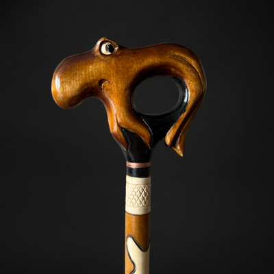 Walking Cane In The Shape Of An Octopus