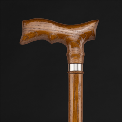 Anatomic Derby Walking Cane Hand Carved Classic Durable Support