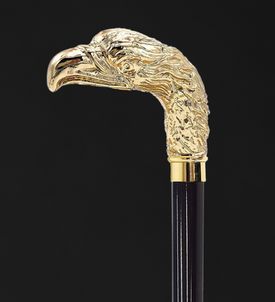 Gold Eagle walking cane for Men