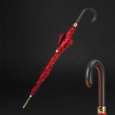 Best Designer Chic Umbrellas with Red and Black Polka Dots for Women