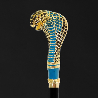 Walking sticks with antique brass handles