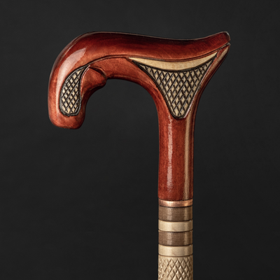 Handcrafted flower walking sticks for ladies