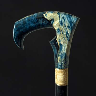 Blue Burl Walking Stick for sale