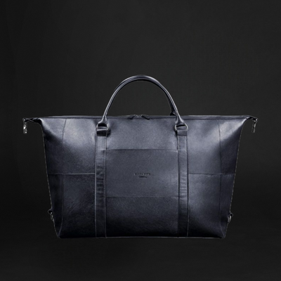 Designer Men's Weekend Bag Leather, Modern Weekender Travel Bag