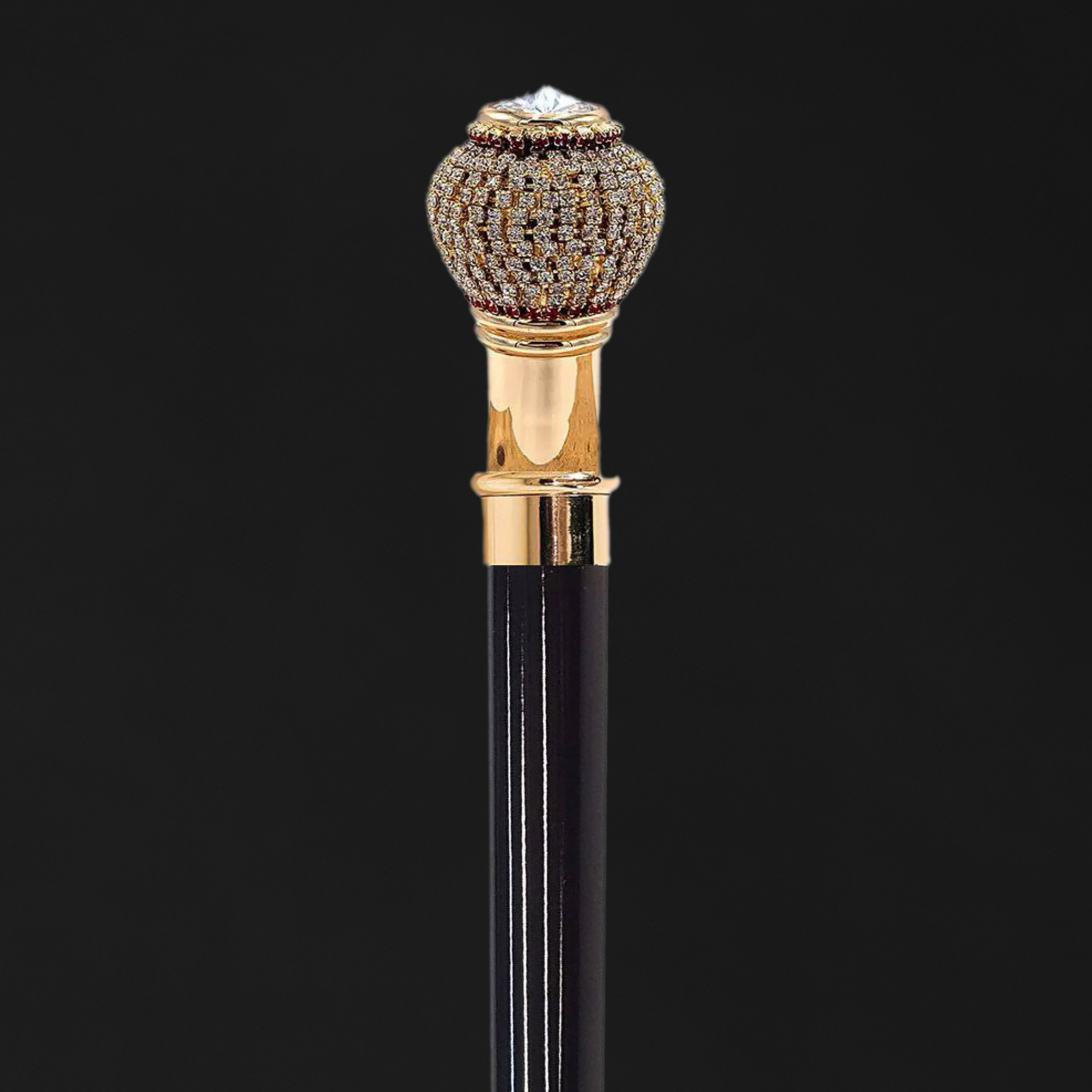 Exclusive Handmade Walking Stick Jewel with Crystals | ART WALKING