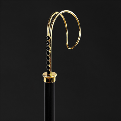 Collectible Walking Cane with Swarovski Sapphire