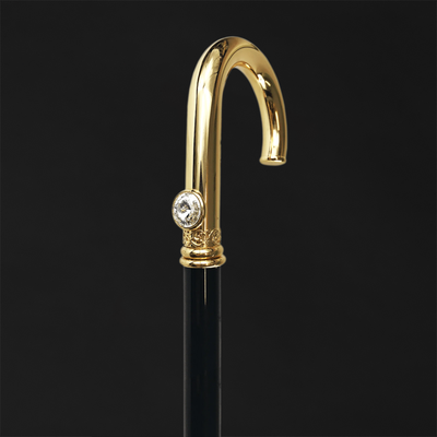 Collectible Walking Cane with Swarovski Sapphire