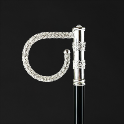 Beauty walking stick with crystals