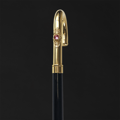 Collectible Walking Cane with Swarovski Sapphire