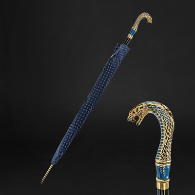 Exclusive men's umbrella with 24K gold-plated