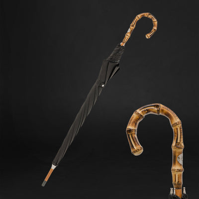 Jet Black Beauty: Sleek Black Umbrella