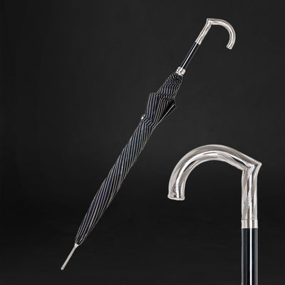 Timeless Striped Blue Dandy Umbrella