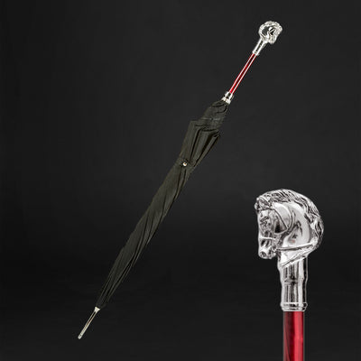 Graceful Khaki Green Umbrella