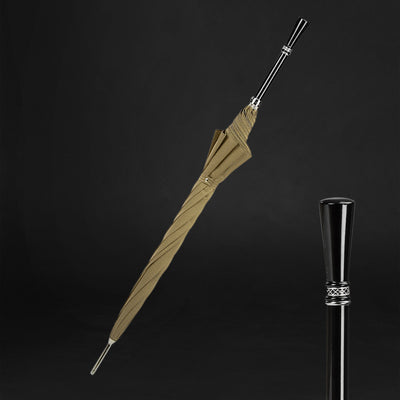 Luxury black handle umbrella