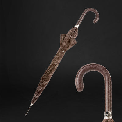 Classic brown charm gentleman's accessory umbrella