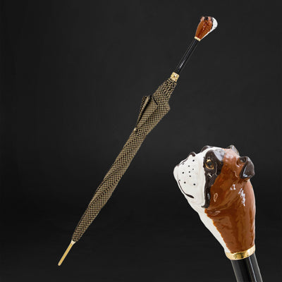 Designer English Bulldog print umbrella