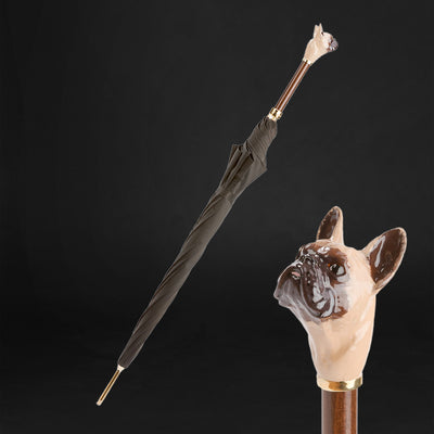 Playful French Bulldog Handle