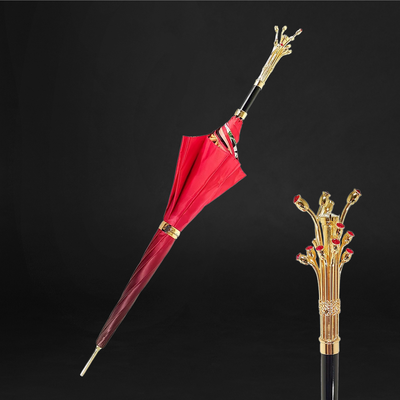 Marvelous umbrella featuring double cloth and an exclusive design