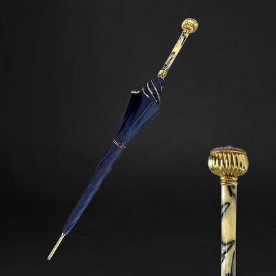 Charming Women's Fantasy Blue Umbrella with Elegant Design