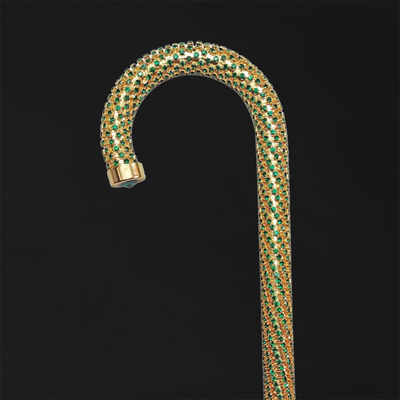 Walking sticks with colorful handles