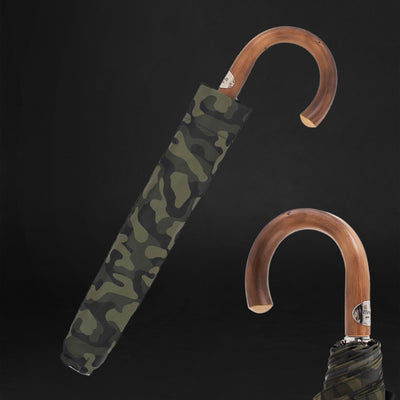 Green camouflage umbrella