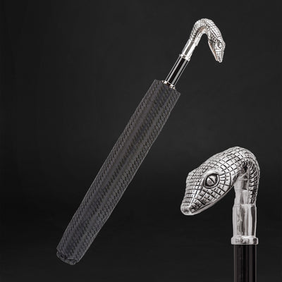 Opulent metal handle elegance umbrella