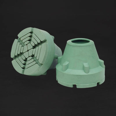 7/8 Inch Rubber Tips & Canes Tip (Pair of 2) - Army Green