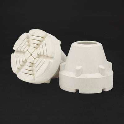 7/8 Inch Rubber Tips & Canes Tip (Pair of 2) - White