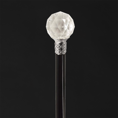 Walking canes with jewel-encrusted handles