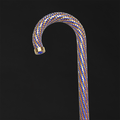 Walking sticks with nature-inspired designs