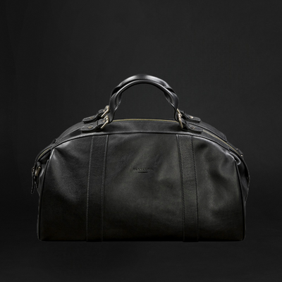 Premium leather duffle bag
