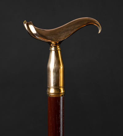 Art Deco Unique Designer Walking Cane Elegant Style Malacca