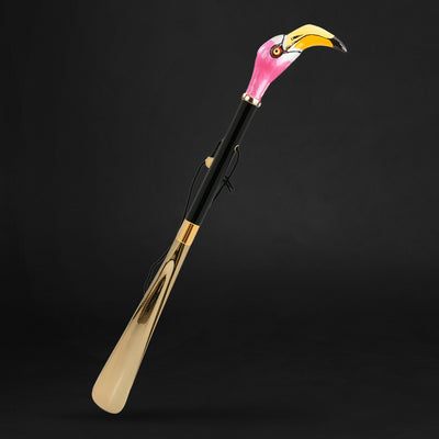 Pink Flamingo Shoe Horn