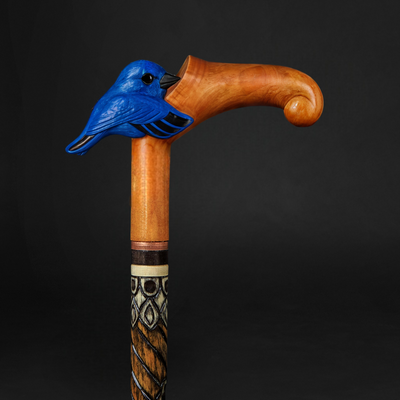 Colibrí Wooden Walking Stick For Ladies