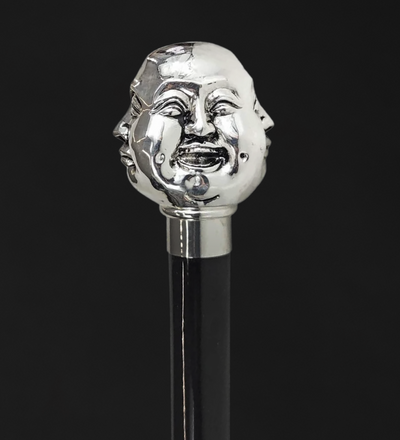 Strange whimsical walking cane design