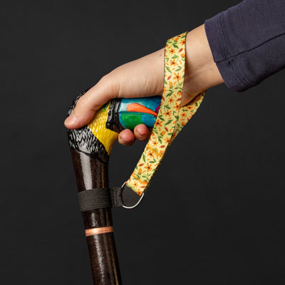 Floral Walking Stick Wrist Strap, Walking Stick Accessories